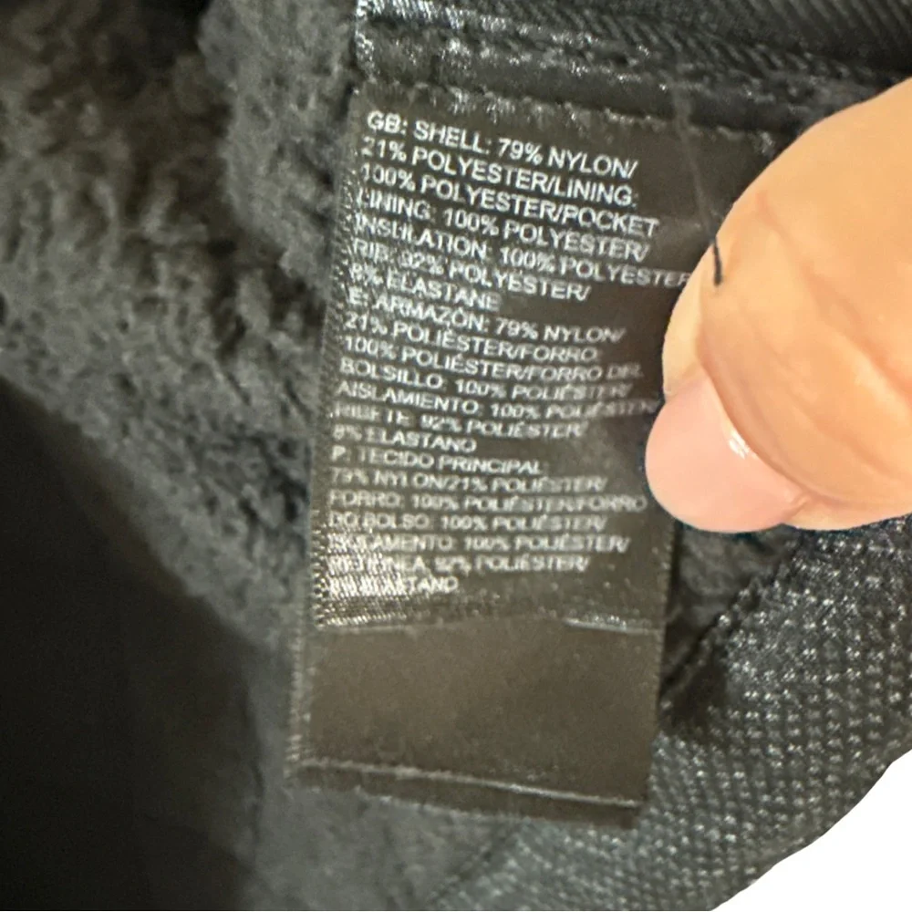 The North Face Cuchillo Insulated Vest Charcoal Gray Sherpa Men’s‎ Small